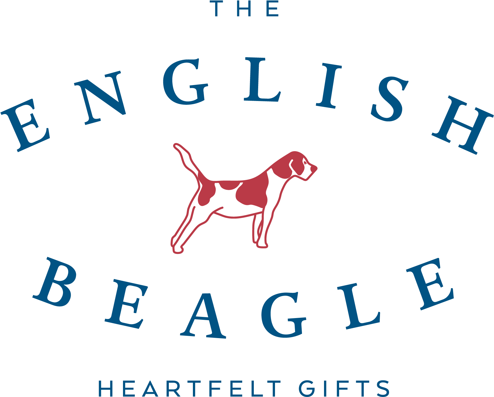The English Beagle - Truck With Christmas Tree Silhouette (1890x1547), Png Download