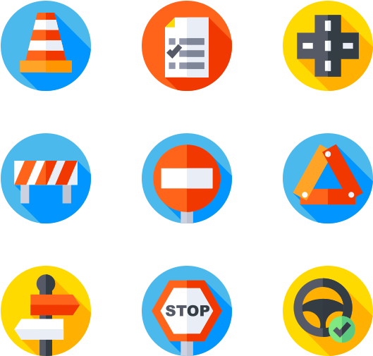 Driving School - Circle (600x564), Png Download