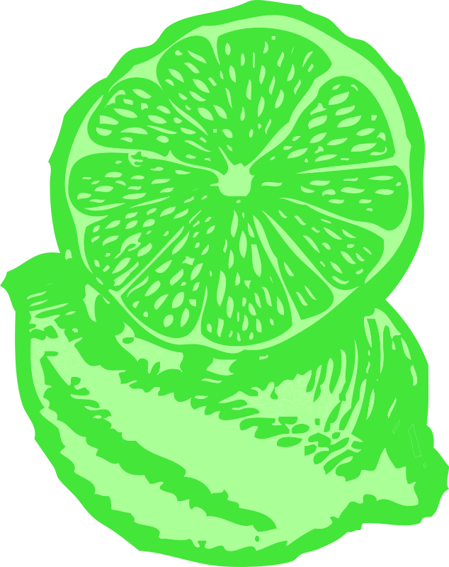 Limes - Cartoon Lemons (634x800), Png Download