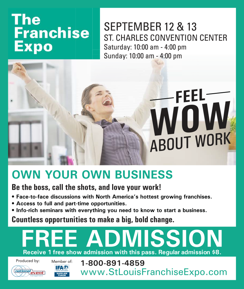 The St Louis Franchise & Business Opportunities Expo - Flyer (827x980), Png Download