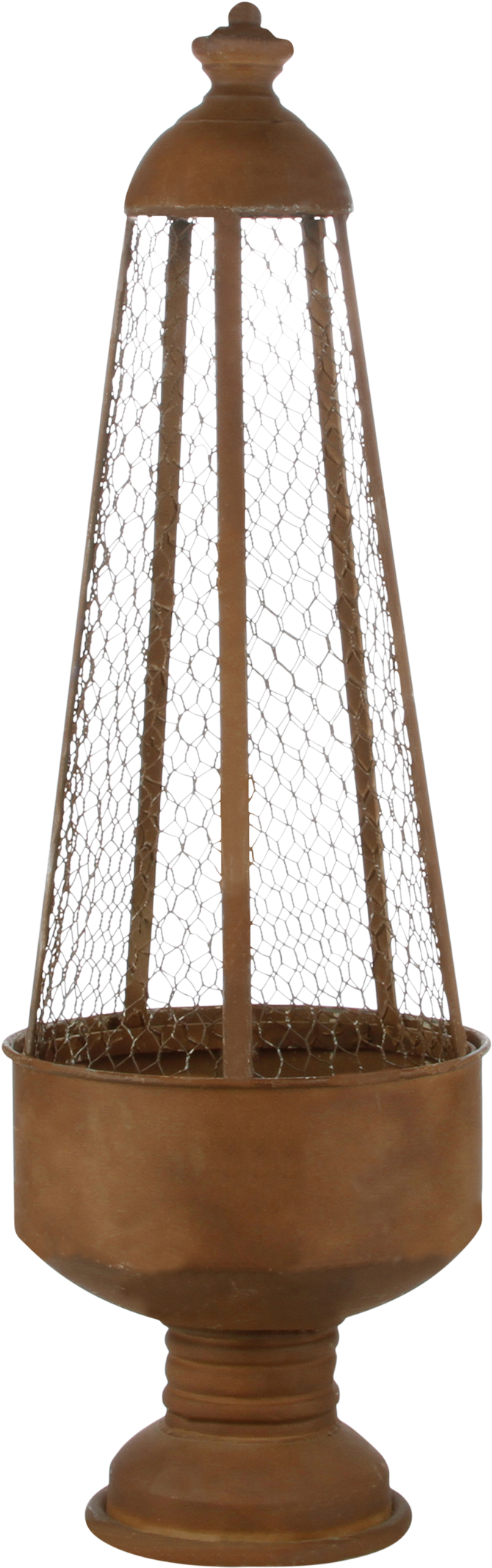 Footed Chicken Wire - Lampshade (980x2277), Png Download