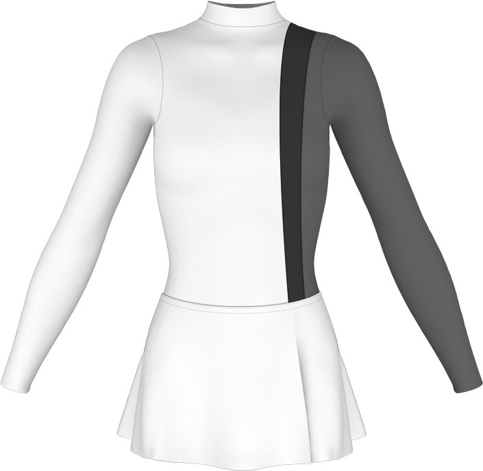 Skate Dress Pattern, Ice Skating Dress Pattern, Ice - A-line (1080x1080), Png Download