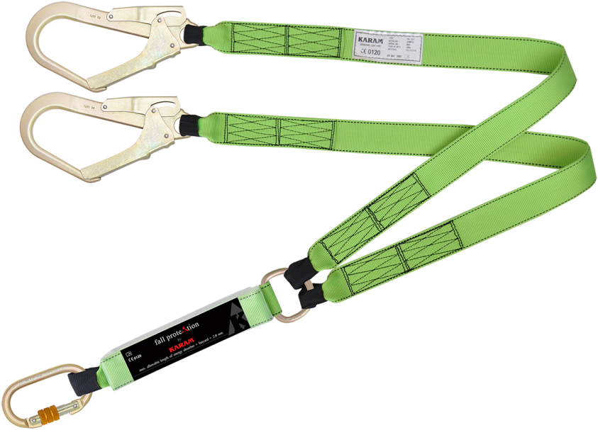Product Specifications - Karam Safety Harness With Double Lanyard (1024x723), Png Download