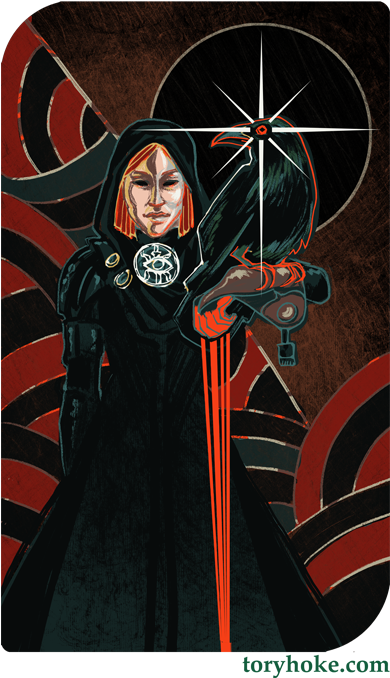 The Tory Party - Leliana Tarot Card Dai (450x688), Png Download