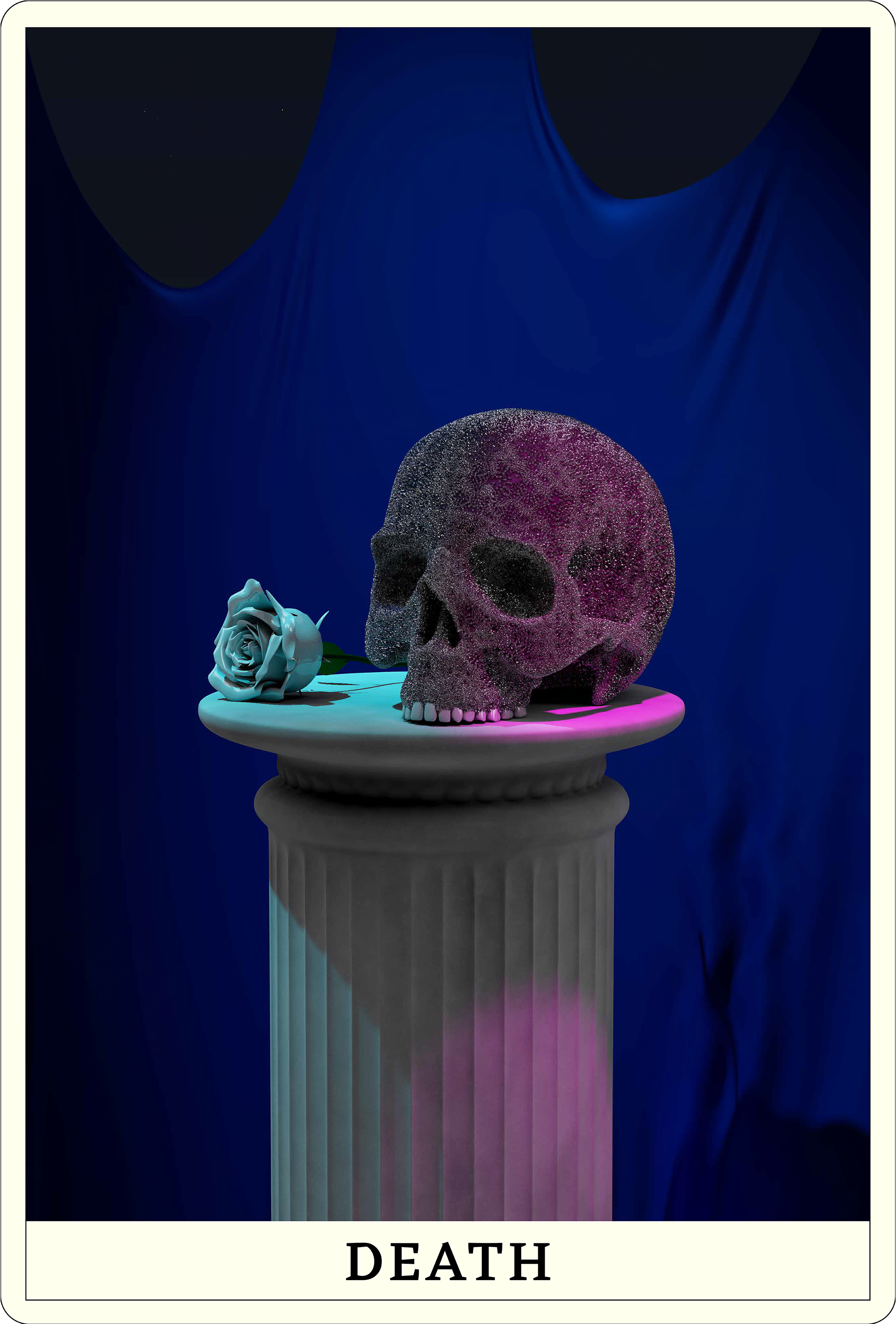 The Card Of Death Is Probably The Most Feared Tarot - Dessert (3840x3101), Png Download