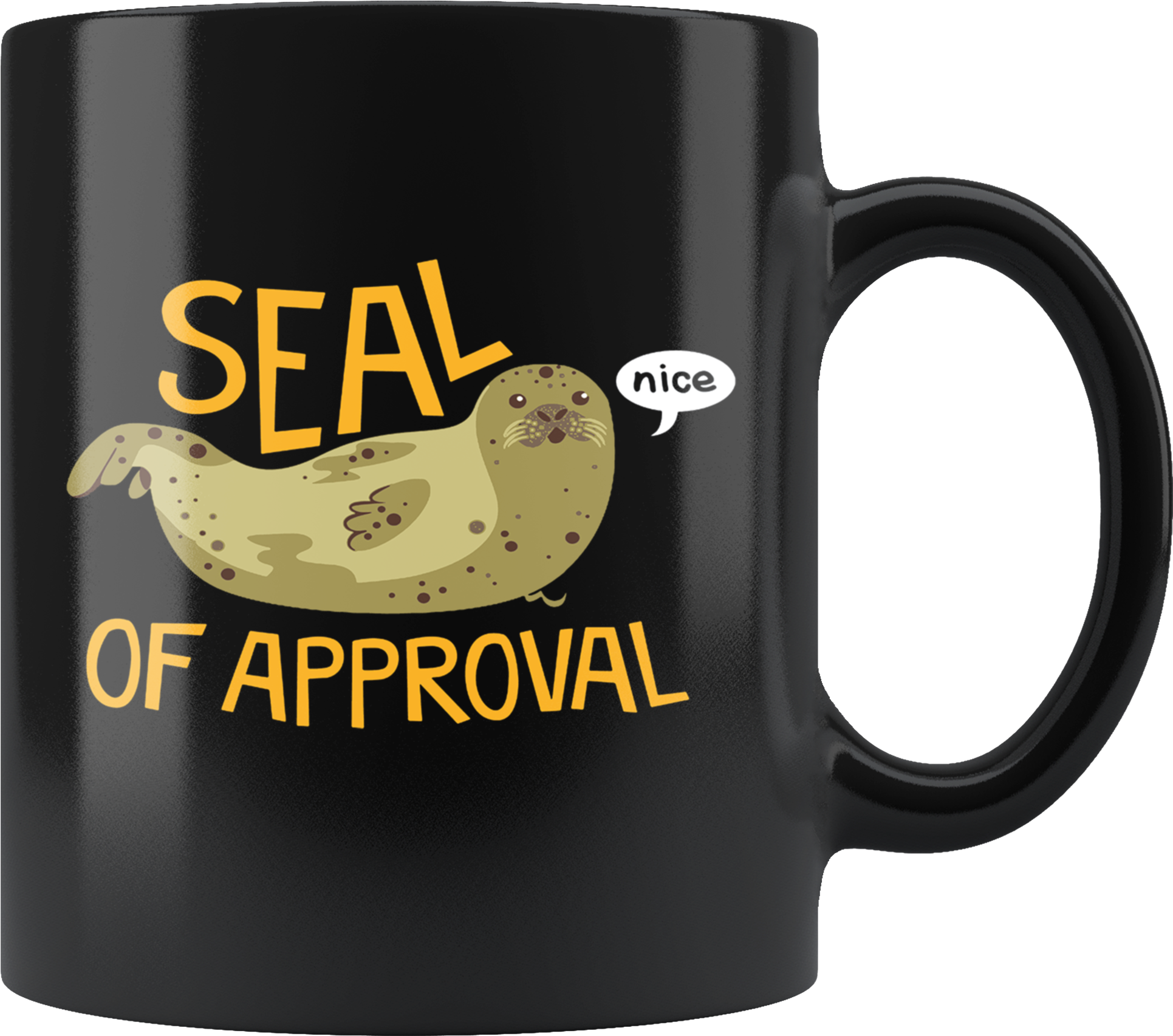 Seal Of Approval Mug - Mug (2000x2000), Png Download
