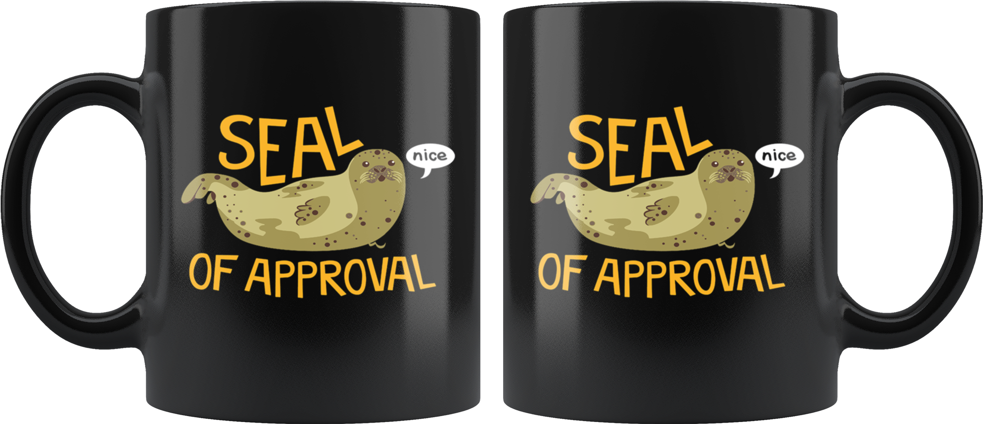 Seal Of Approval Mug - Mug (2000x2000), Png Download