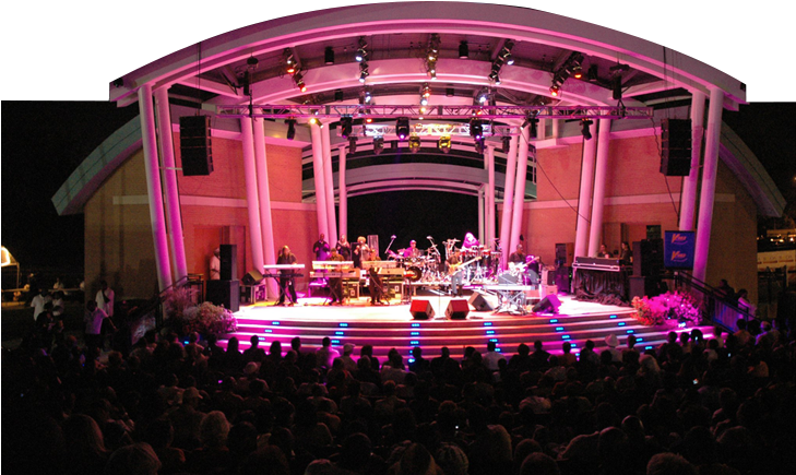 Theater Header - Country Club Hills Amphitheatre (728x450), Png Download