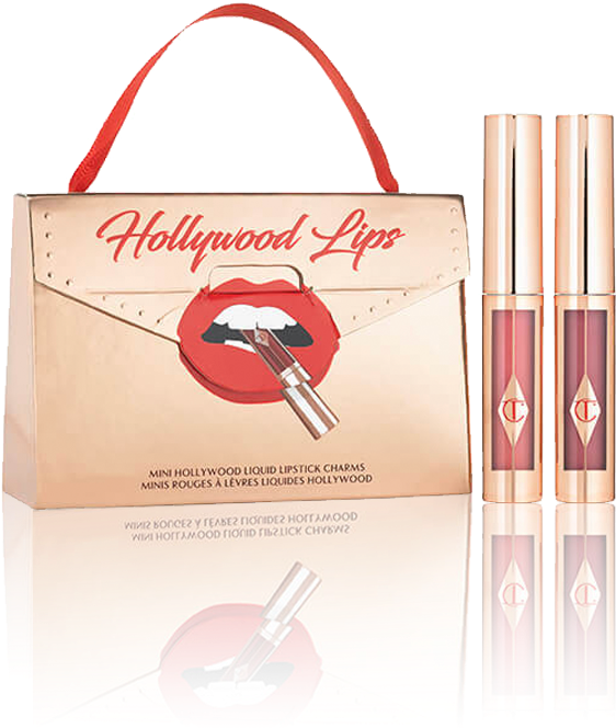 Too Bad I'm Bad & Show Girl - Charlotte Tilbury Hollywood Lips Set (1000x1000), Png Download