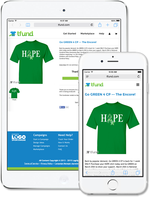 Fundraise The Fast, Fun & Free Way With Custom T-shirts - Mobile Phone (564x694), Png Download