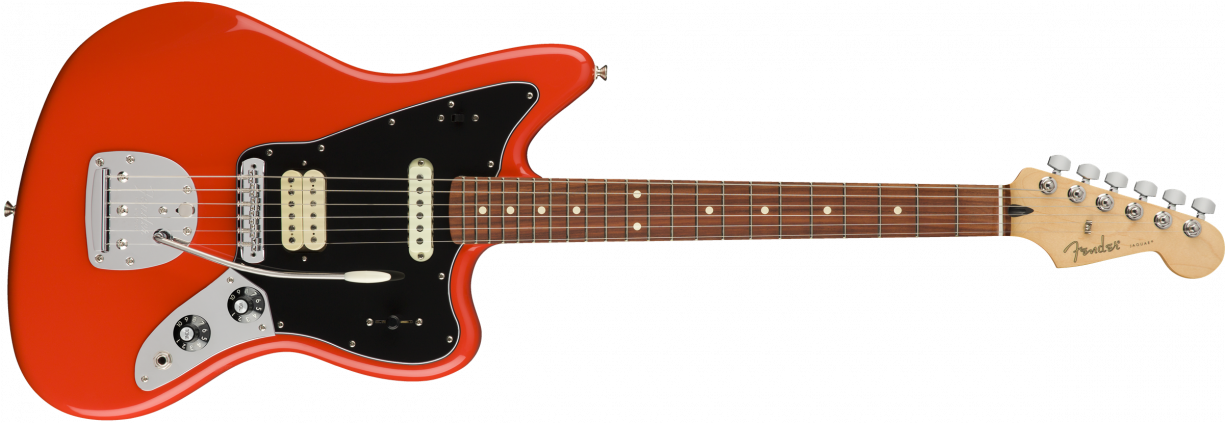 Fender 2018 Player Hs Jaguar - Squier Jaguar Hh Red (1224x1224), Png Download