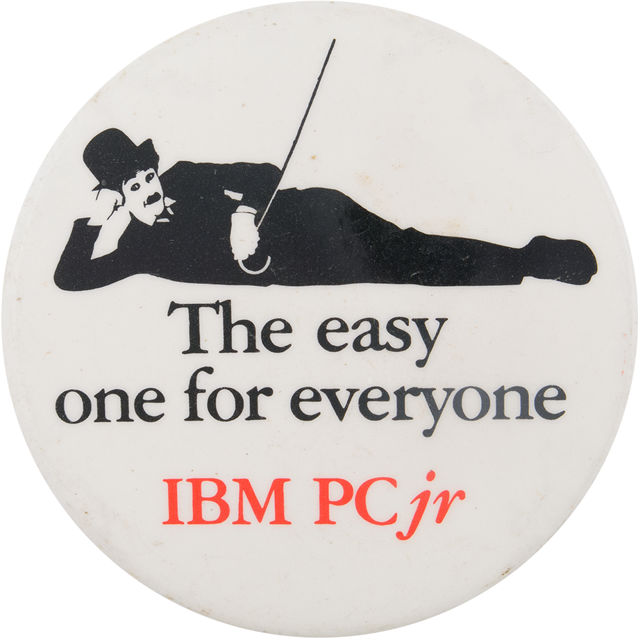 Ibm Easy One For Everyone Advertising Button Museum - Label (1000x993), Png Download