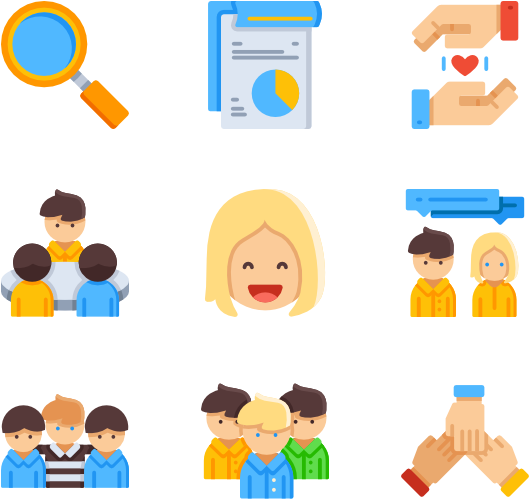 Collaboration Png - Collaboration Flat Icon (600x564), Png Download