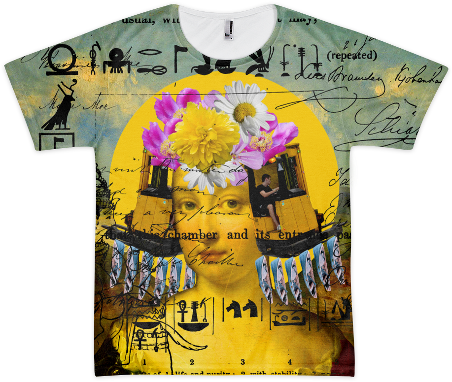 American Apparel White Flat Front Mockup - Active Shirt (1000x1000), Png Download