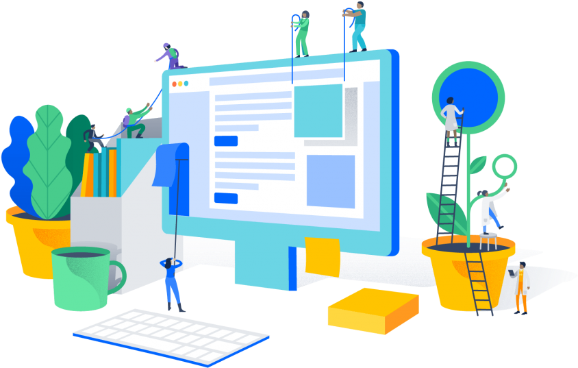 Hero Collaboration Partial - Software Development Illustrations (1110x550), Png Download