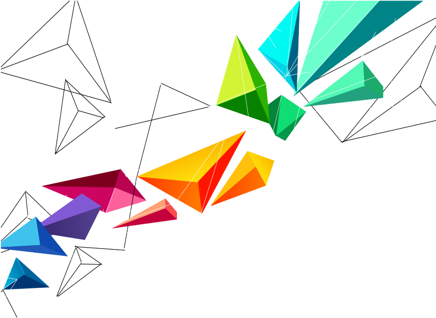 Figuras Sticker - Triangle (1024x1024), Png Download