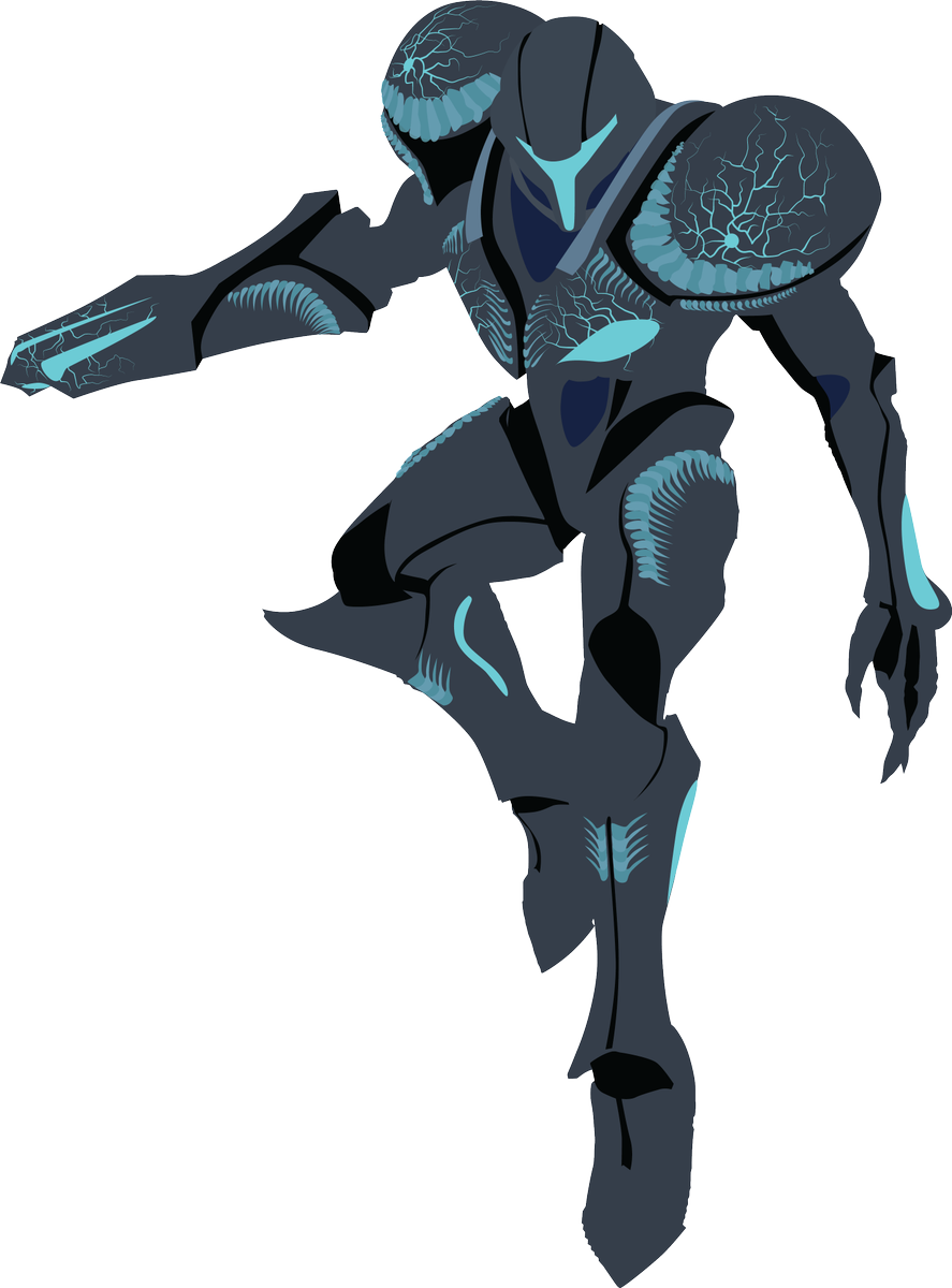 Matt Needler I& - Dark Samus Smash Ultimate (887x1200), Png Download