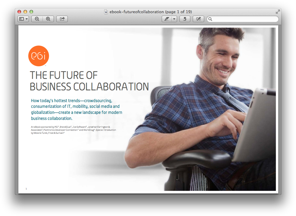 Future Of Business Collaboration Ebook - Website (998x732), Png Download