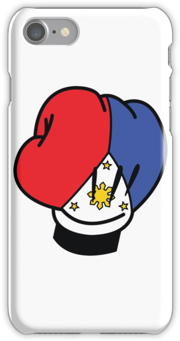 Mp Mickey Pacquiao Filipino Flag Boxing Glove By Aireal - Cartoon Turtle Phone Case (500x667), Png Download