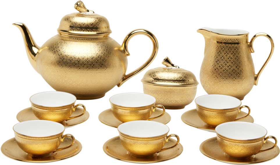 Dappled Benjarong Tea Set - Teapot (1024x1024), Png Download