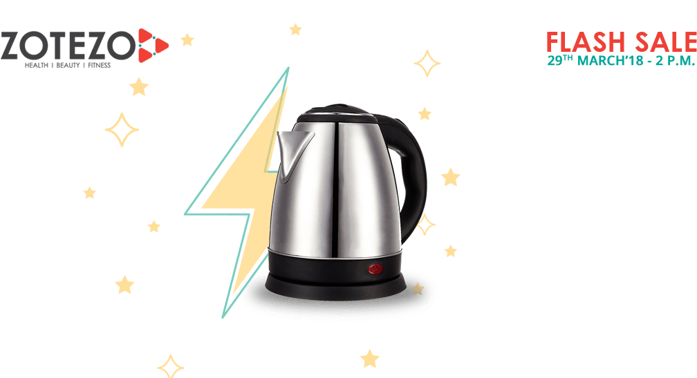 Zatezo Flash Sale - Kettle (1349x546), Png Download