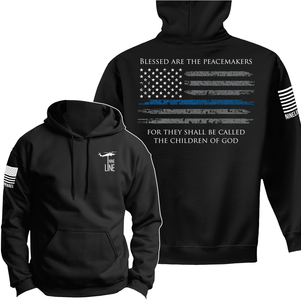 Thin Blue Line - Police Thin Blue Line Hoodies (1000x1000), Png Download
