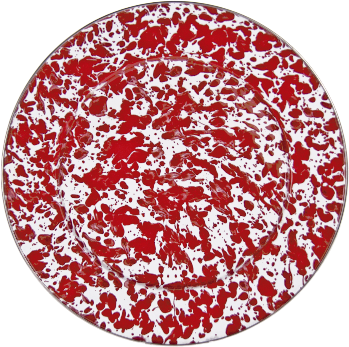Rd26 Red Swirl Charger Plate - Circle (1200x1200), Png Download