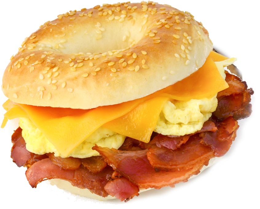 Contact Us - Egg And Bacon Bagel Sandwich (960x960), Png Download