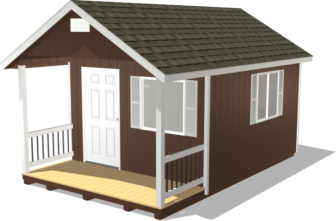 Classic Gable - Man Cave Sheds (1126x741), Png Download