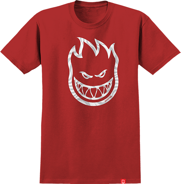 Spitfire Wheels Black Bighead T Shirt (591x600), Png Download