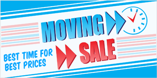 Urgent Moving Sale Banner - Paper Product (560x560), Png Download