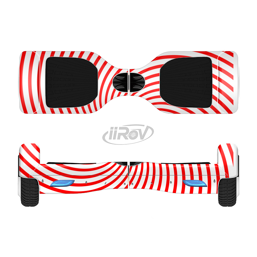 The Red & White Hypnotic Swirl Full-body Skin Set For - Hoverboard Color (828x828), Png Download