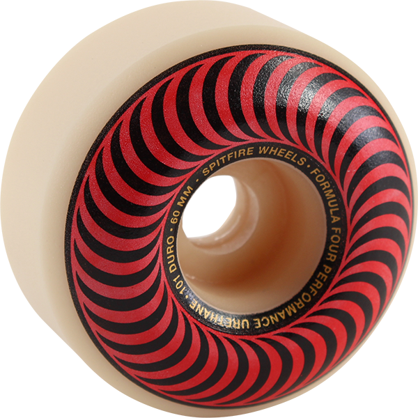 Spitfire F4 101a Classic Swirl 60mm Wht W/red/bronze - Black Keys Logo (600x600), Png Download
