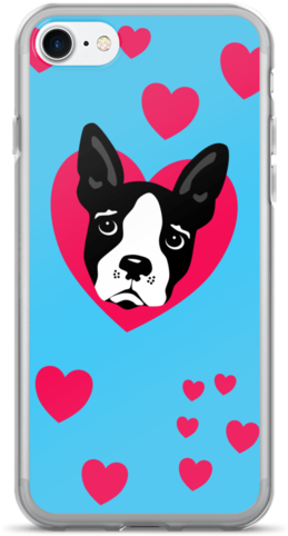 Boston Terrier Love - Mobile Phone Case (600x600), Png Download