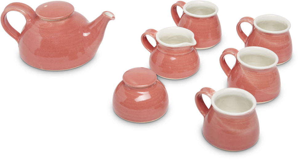 Sweet Pink Studio Tea Set - Teapot (1024x1024), Png Download