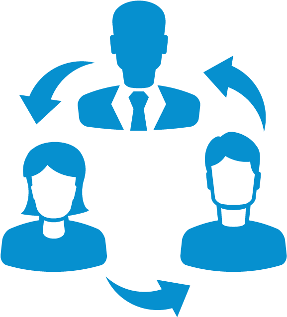 Client Engagement - Transparent Blue Communication Icon (800x800), Png Download