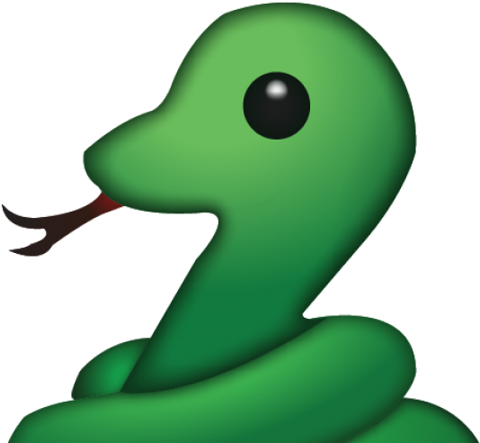 Iphone Snake Emoji (752x501), Png Download