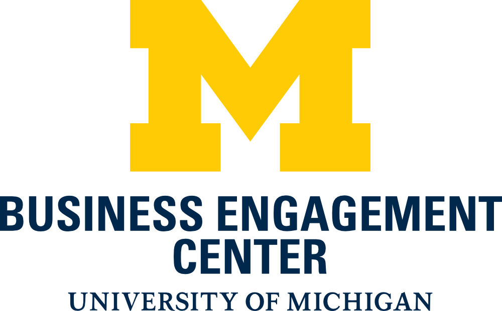University Of Michigan Business Engagement Center - University Of Michigan Ford School Logo (1000x621), Png Download