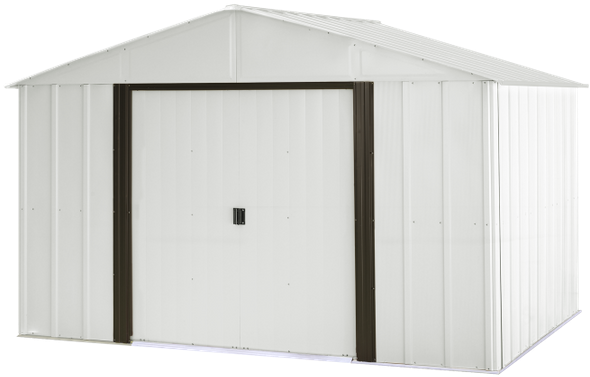 Arlington Steel Shed Kit - Garage (600x600), Png Download