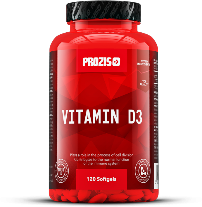 Prozis Vitamin D3 1000iu 120 Softgels 1 - Lutein Prozis (800x800), Png Download