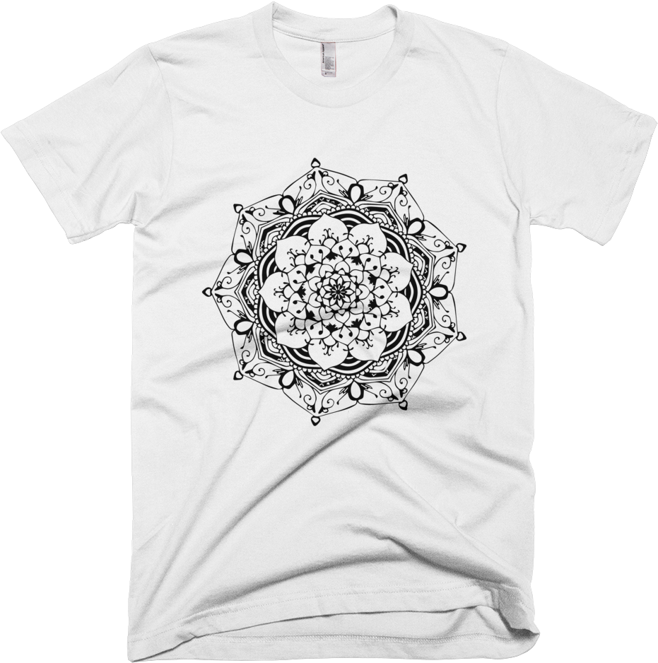 Mandala On White - T Shirt Nerd Mathematics (1000x1000), Png Download
