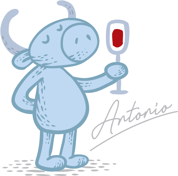 Beso De Vino Tempranillo Organic Wine Is The Sensitive - Cartoon (800x800), Png Download