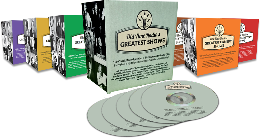 100 Radio Shows Old Time Radio Own The Greatest Old - Label (859x456), Png Download