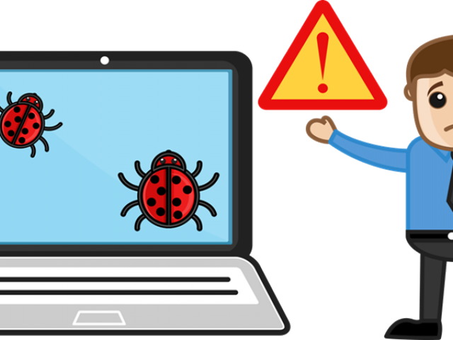 Cliparts Computer Viruses - Transparent Computer Virus Clipart (640x480), Png Download