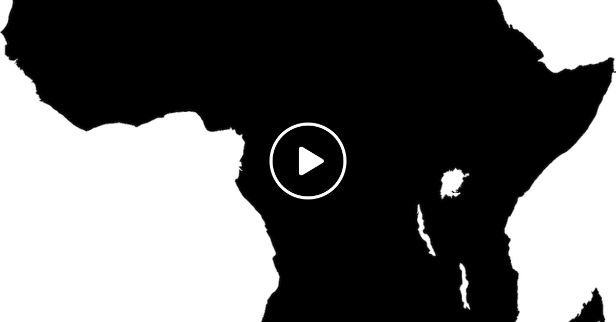 100% Afrobeats Mixed By Dj Overproof - Africa Map Silhouette (1200x628), Png Download