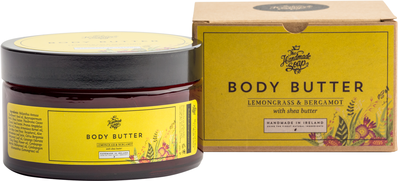 All Natural Handmade Lemongrass & Bergamot Body Butter (2048x2048), Png Download