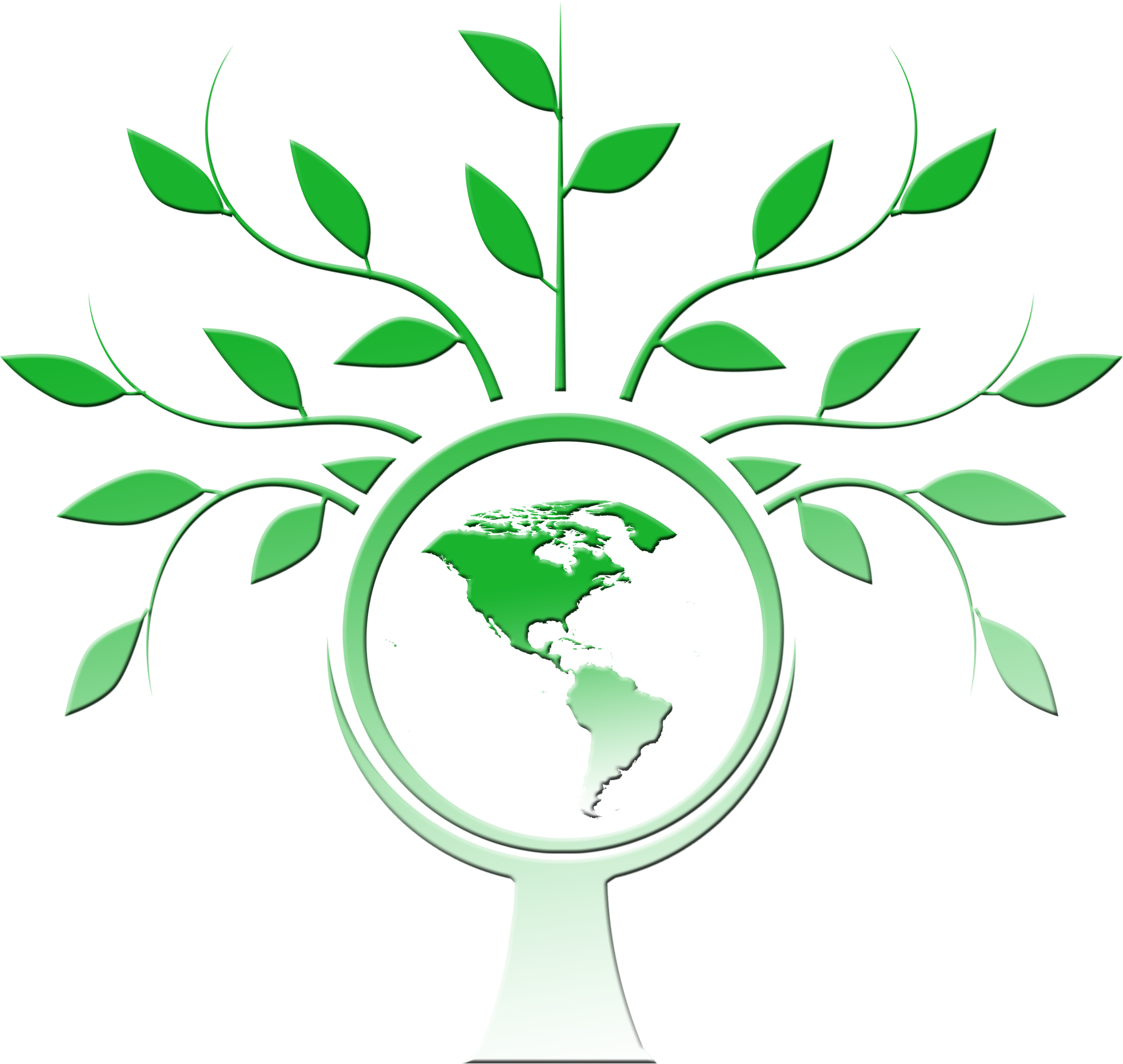 Tree Aesthetic Log America Usa 990861 - Abstract Tree Clipart Black And White (2500x2500), Png Download