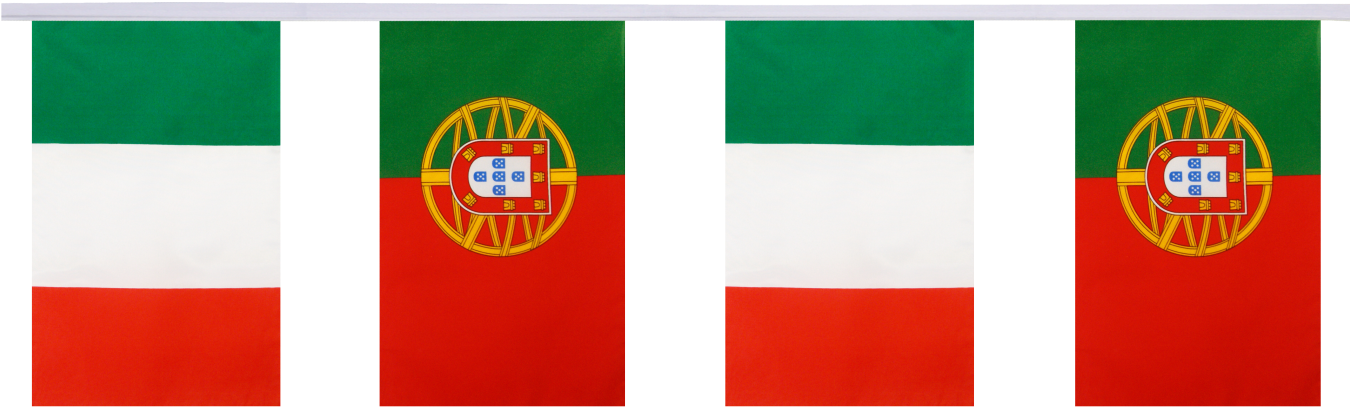 Portugal Friendship Bunting Flags - Portugal (1500x750), Png Download