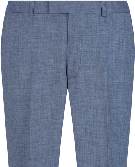Moss 1851 Light Blue Sharkskin Trousers - Pocket (860x1299), Png Download