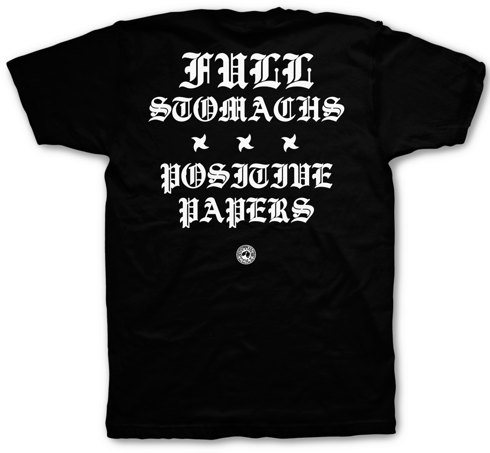 Full Stomachs/black 胃 - Razor Blade T Shirt (960x900), Png Download